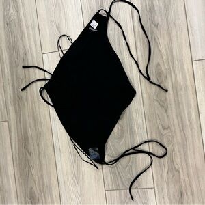 H&M Black Halter Top